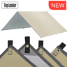 Waterproof Camping Tarp Shelter Ultralight Backpacking Rain Fly Tarp Sunshade Canopy For Hiking Bea 12