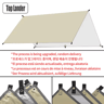 Waterproof Camping Tarp Shelter Ultralight Backpacking Rain Fly Tarp Sunshade Canopy For Hiking Bea 8