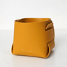 Foldable PU Leather Desktop Storage Tray Nordic Leather Key Organizer Tray For Desk Entryway Makeup 10