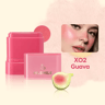 2in1 Fruit Blush  Lipstick Stick  MultiUse Lip And Cheek Makeup Color 6