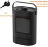Portable PTC Ceramic Fan Heater With Remote  Oscillating Desktop Space Heater For Home  Office 8