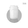 MiniTherm Stainless Steel Thermos Bottle  Compact Insulated Travel Mug For Coffee  Drinks 8