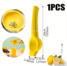 FreshPress Stainless Steel Lemon Squeezer  HeavyDuty Manual Citrus Press Juicer 5