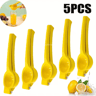 FreshPress Stainless Steel Lemon Squeezer  HeavyDuty Manual Citrus Press Juicer 8