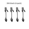 KittySip 304 Stainless Steel Cat Spoon Set  Cute Hanging Coffee Stirring Spoon 24PCS 9