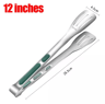 ProServe Stainless Steel Food Tongs  HeavyDuty BBQ Steak  Buffet Serving Tongs 7