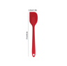 HeatResistant Silicone Cream Spatula  NonStick Butter  Baking Scraper Tool 8