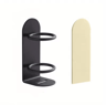 WallMounted Iron Toothbrush Holder  NoDrill Bathroom Storage Rack With Drainage 7