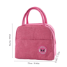 Insulated Bento Lunch Bag  Aluminum Foil Thermal Meal Carrier For School  Work 8