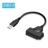 SATA To USB 30 Adapter Cable  6Gbps External SSDHDD Converter For 25 Inch Drives 6