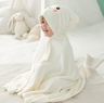 Super Soft Baby Hooded Towel Bathrobe  Cozy Wrap  Swaddle For Newborns 5