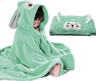 Super Soft Baby Hooded Towel Bathrobe  Cozy Wrap  Swaddle For Newborns 8