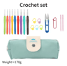 Ergonomic ExtraLong Crochet Hook Set  Complete Beginner Crochet Kit With Case 5