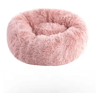 Cozy Plush Round Pet Bed  Warm Washable Cat  Dog Nest Cushion 9
