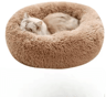 Cozy Plush Round Pet Bed  Warm Washable Cat  Dog Nest Cushion 6