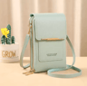 SmartChic Touch Screen Crossbody Phone Bag Soft Leather Women Wallet Purse With Strap Stylish Hands 12