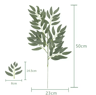 10PCS Italian Ruscus Artificial Greenery Stems For Wedding Arch Bouquet  Home Decor Faux Leaves 6