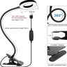 USB Clamp Desk Lamp LED Reading Light With 3 Modes 10 Brightness Levels Flexible Gooseneck Clip Lam 3