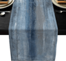 VIKAMA TieDye Farmhouse Linen Table Runner Rustic Dining  Party Decor 0