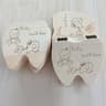 Wooden Baby Tooth Keepsake Box Milk Teeth Storage Organizer 6