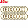 Spring O Ring Clasps Openable Round Carabiner Clips For Jewelry And Keychains 9
