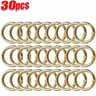 Spring O Ring Clasps Openable Round Carabiner Clips For Jewelry And Keychains 12