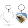 Clear Acrylic Photo Keychain Blanks Custom Insert Picture Frame Keyrings 10