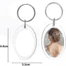 Clear Acrylic Photo Keychain Blanks Custom Insert Picture Frame Keyrings 13