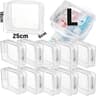 Clear PVC Travel Makeup Bag Transparent Cosmetic Organizer Toiletry Storage Case 8