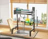 Over The Sink Dish Drying Rack With Utensil Holder And Cutting Board Stand 6