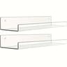 Clear Acrylic Wall Shelf Set 6