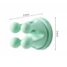 Self Adhesive Silicone Toothbrush Holder Wall Hook 6