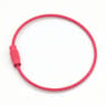 Stainless Steel Wire Cable Keychain Rings With Screw Lock 13