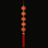 Chinese New Year Hanging Lantern String Wedding Decoration Traditional Red Lantern Window Door Pend 7