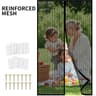Hands Free Magnetic Partition Curtain Door Screen Mosquito Net Pet Friendly Mesh Barrier 6