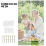 Hands Free Magnetic Partition Curtain Door Screen Mosquito Net Pet Friendly Mesh Barrier 7
