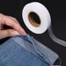 NoSew Self Adhesive IronOn Fabric Hem Tape For Pants Jeans And Clothes Repair 0