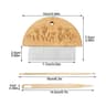 Large Wooden Frame Tapestry Weaving Loom Kit With Crochet Hook And Braiding Comb 8
