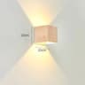 Creative Wood LED Up And Down Wall Lamp For Artistic Entrances Stairs And Balconies 8
