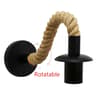 Vintage Industrial Hemp Rope Wall Light Sconce With E27 Base For Bedroom Dining Room And Indoor Dec 6