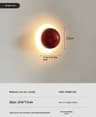 Modern Red Round Metal LED Wall Lamp And Ceiling Light For Bedroom Living Room And Corridor 6