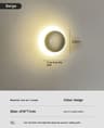 Modern Red Round Metal LED Wall Lamp And Ceiling Light For Bedroom Living Room And Corridor 9