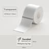 Universal White Color Transparent Self Adhesive Thermal Label Paper Rolls 14
