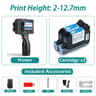 Non Encrypted Handheld Inkjet Printer Gun Fast Drying Batch Coding Machine 9