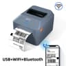 Desktop Wireless Bluetooth 4x6 Shipping Label Printer High Speed Express Waybill Maker 7