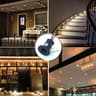 Desktop Mini LED Spotlight 1W Recessed Downlight 12V Dimmable Indoor Accent Lighting 5