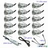 Outdoor Mini LED Underground Light With Transformer 1W Garden Deck Lamp IP67 Waterproof 12V Spotlig 8