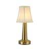 Modern Rechargeable Cordless Touch Control Restaurant LED Table Lamp Pleated Silk Shade Home Decor 7