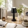 LED Mushroom Table Lamp Wireless Rechargeable Touch Control Dimmable Bedside Night Light Minimalist 7