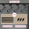 LED Track Light Full Set Spotlight Track Lamp 220V Shop Lighting Rail 30W Clothing Store 15